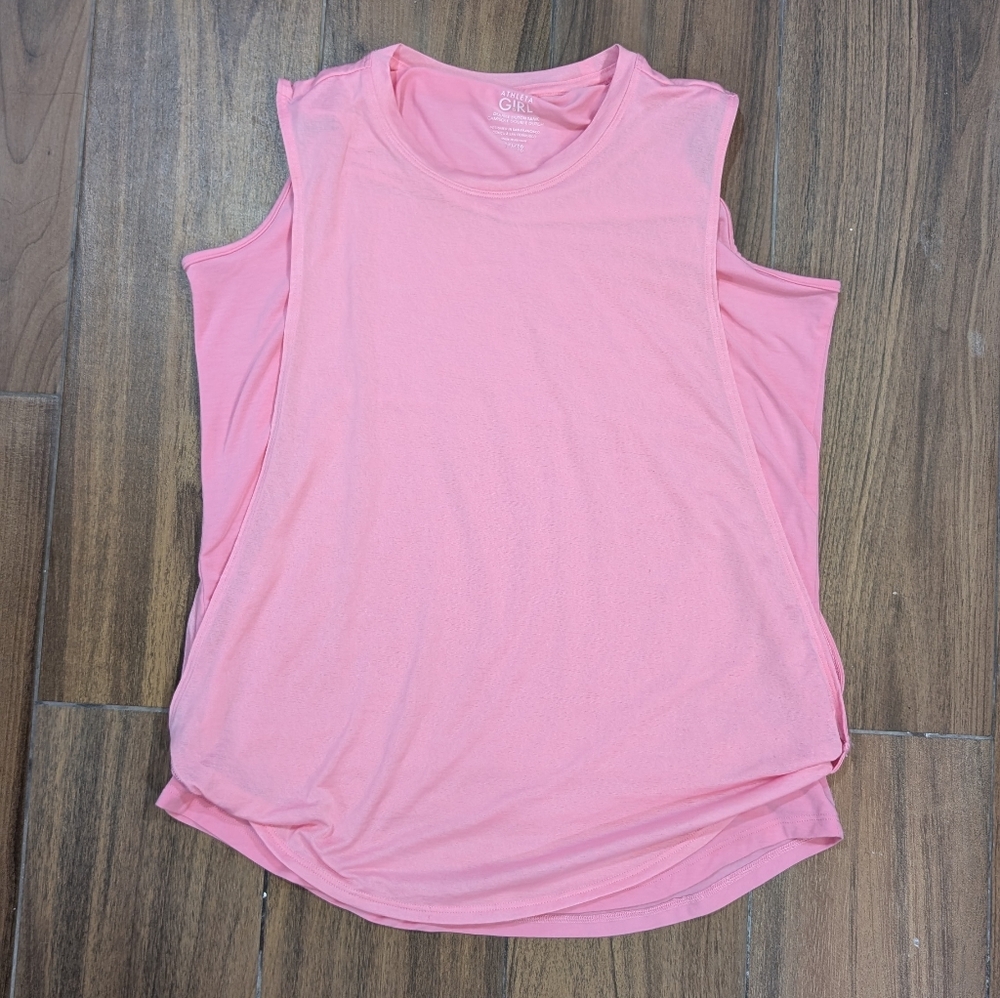 Athleta Girl Double Dutch Tank Pink, Size XXL/16